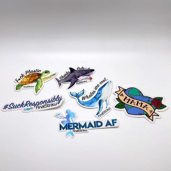 NWT FinalStraw Sticker Bundle (6) - Picture 2 of 4